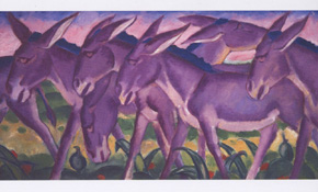 Ber&uuml;hmtes Eselbild von Franz Marc